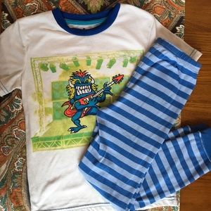 Adorable Monster PJ’s size 7 bundle :)